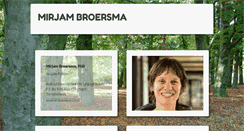 Desktop Screenshot of mirjambroersma.nl