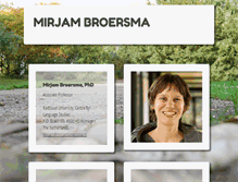 Tablet Screenshot of mirjambroersma.nl